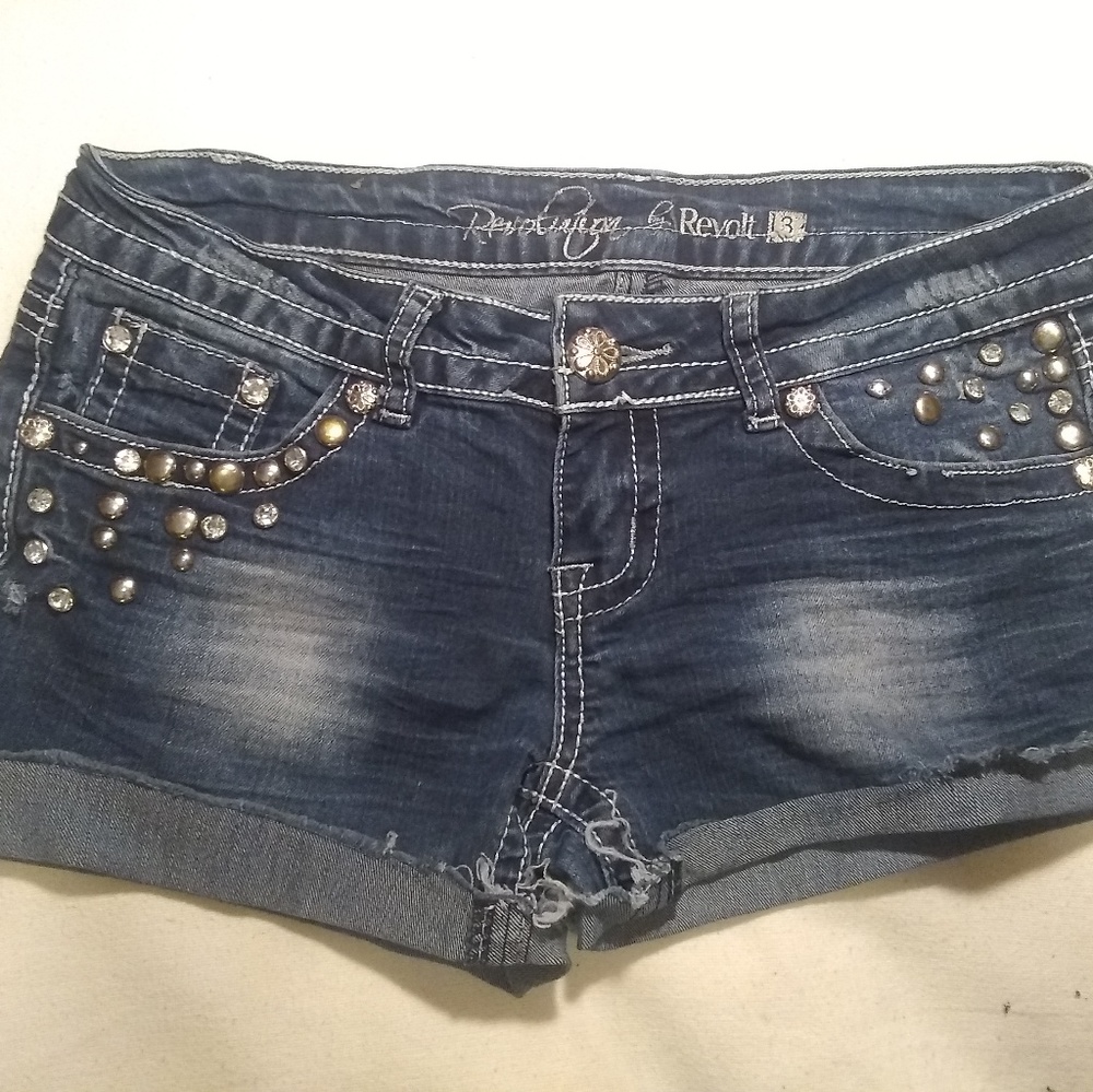 Revolt Jean Shorts